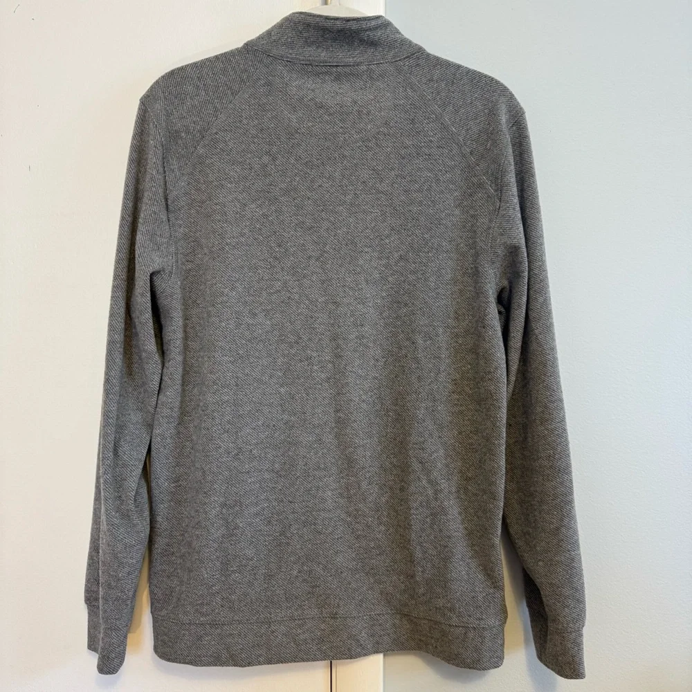 7 Diamonds Heather Gray Zip-Up Sweater